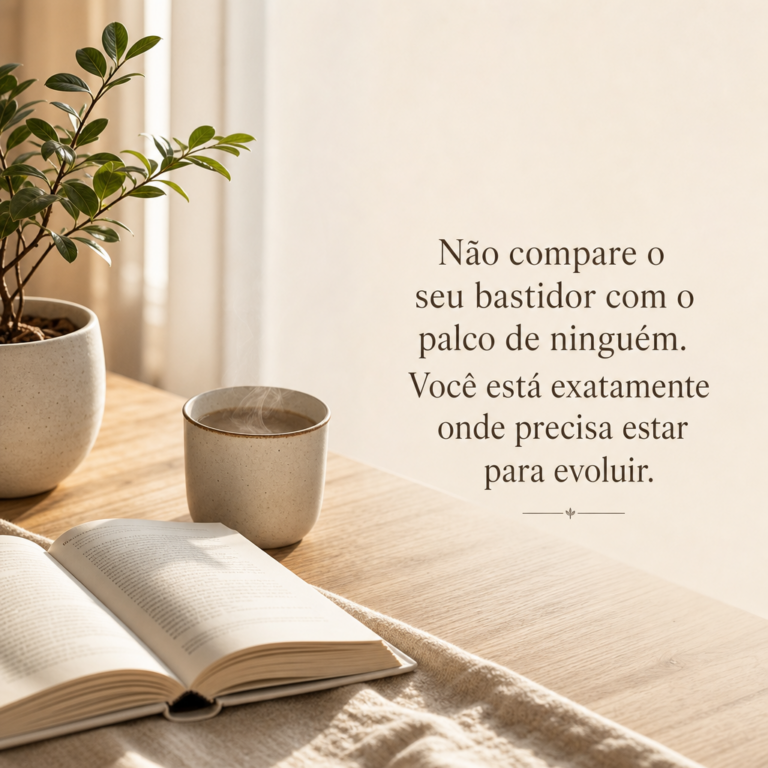 Pare de se Comparar: Por Que o Seu Ritmo é Exatamente o que Você Precisa Agora
