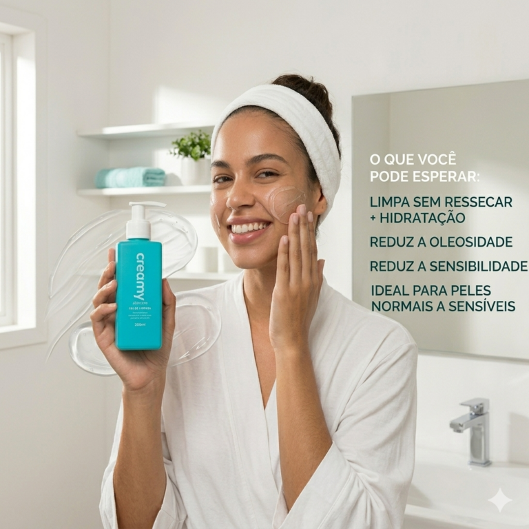 Gel de Limpeza Creamy Skincare Antioleosidade